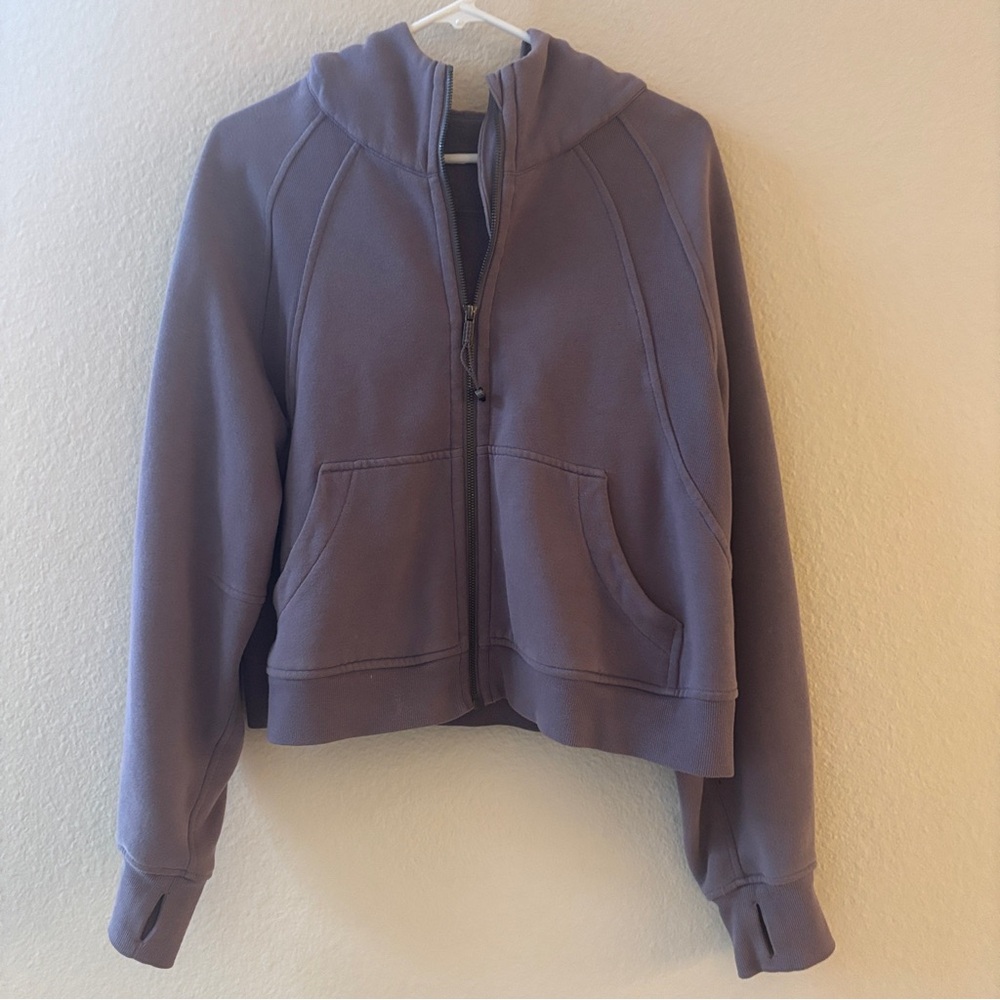 Lululemon Scuba Jacket Lilac Cropped Size M/L